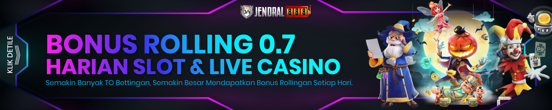 bonus rollingan harian slot live casino