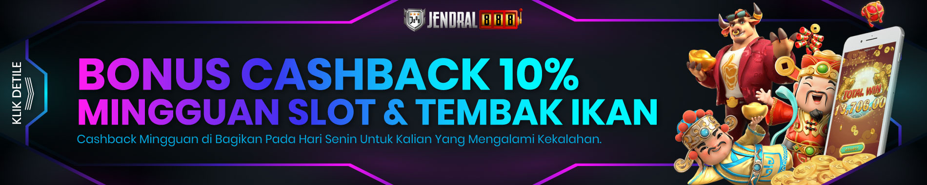bonus cashback mingguan